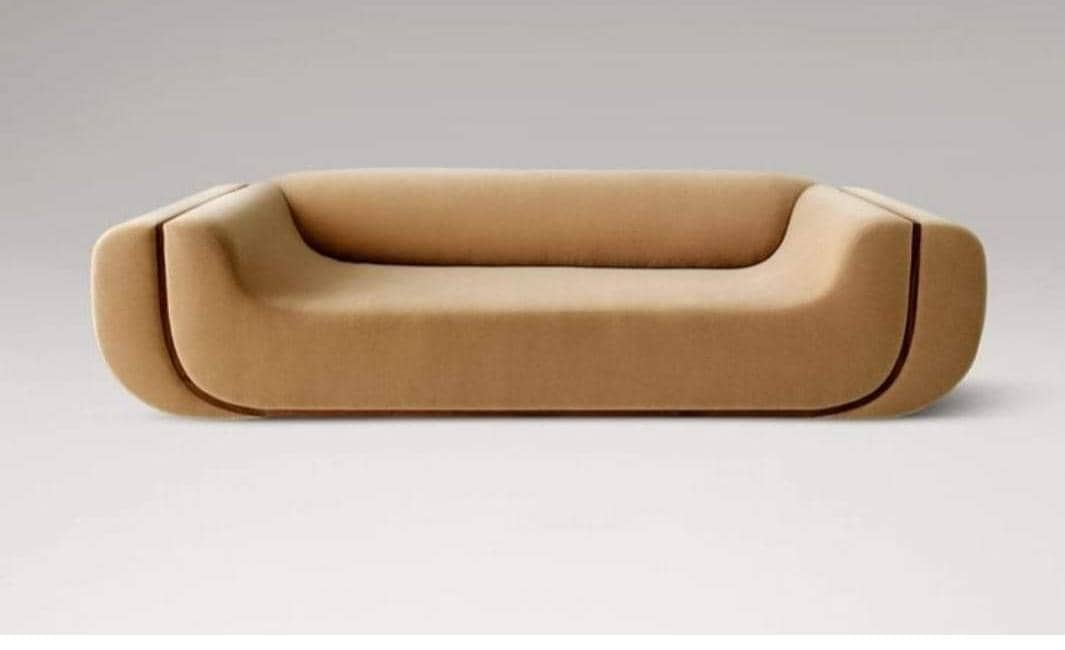 Modern low-profile sofa